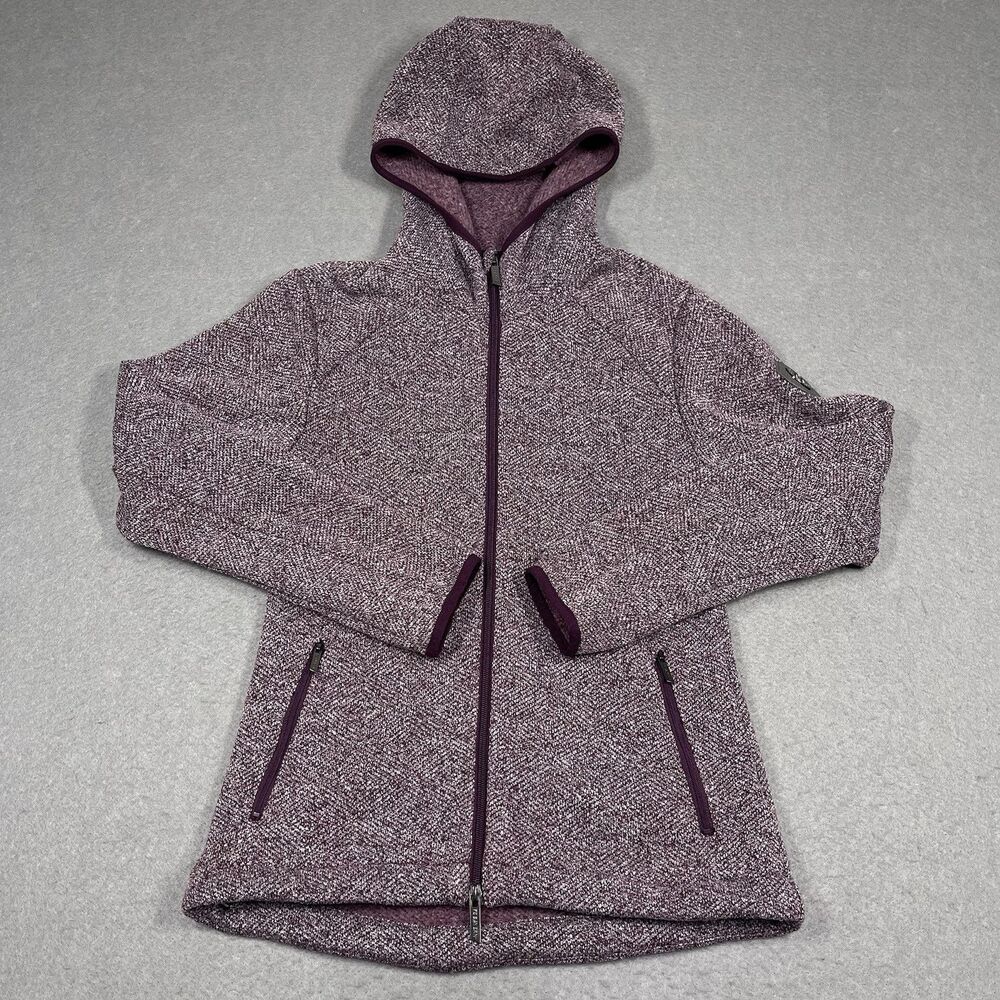 Bayern Munich Jacket Womens XS Burgundy‎ Hooded Hybrid Germany Football Fan Gear
